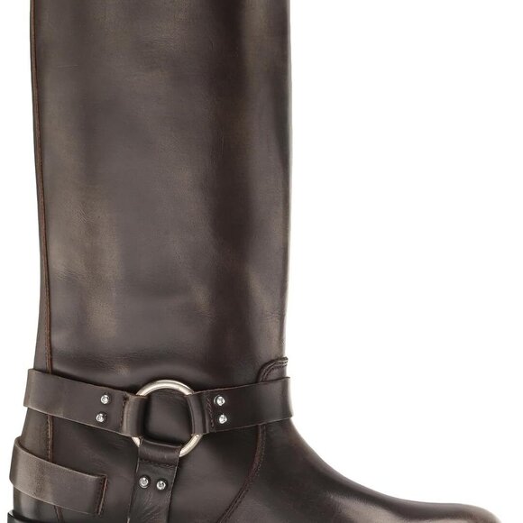 SOLD NIB STEVE MADDEN Brocks Distressed Black Leather Moto Boots - Picture 4 of 12